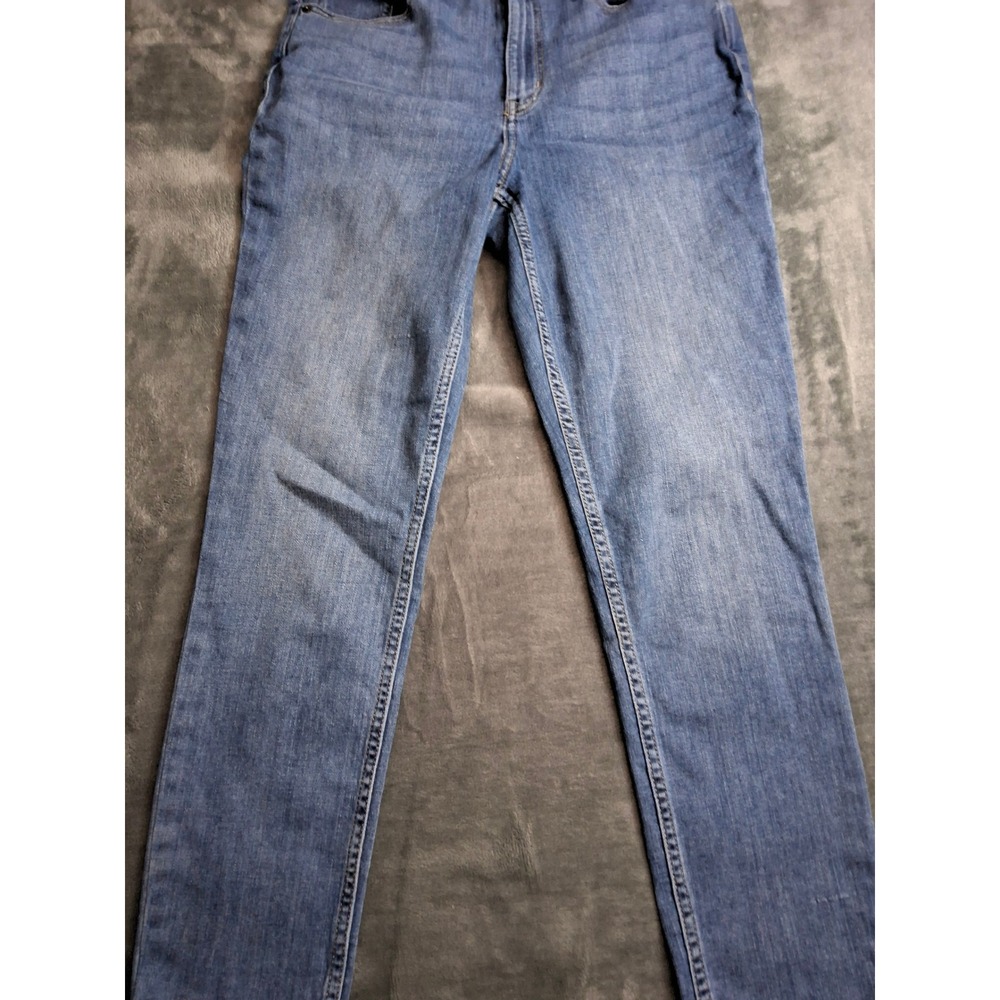 Calvin Klein Jeans Womens Size 8/29 Medium Wash Slim Straight Denim Blue Jeans - Picture 4 of 16